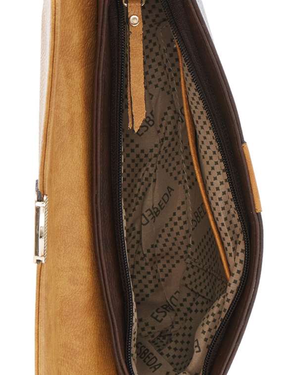 brown leatherette  regular sling bag - 13962965 -  Standard Image - 2