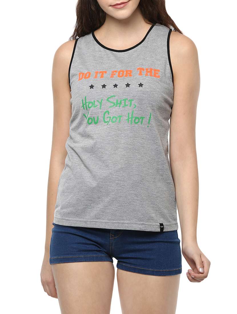 racer back graphic tee 