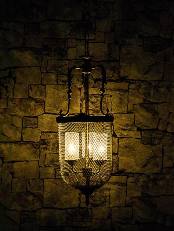 fos lighting classic silver grey outdoor lantern light - 13969233 - Standard Image - 2