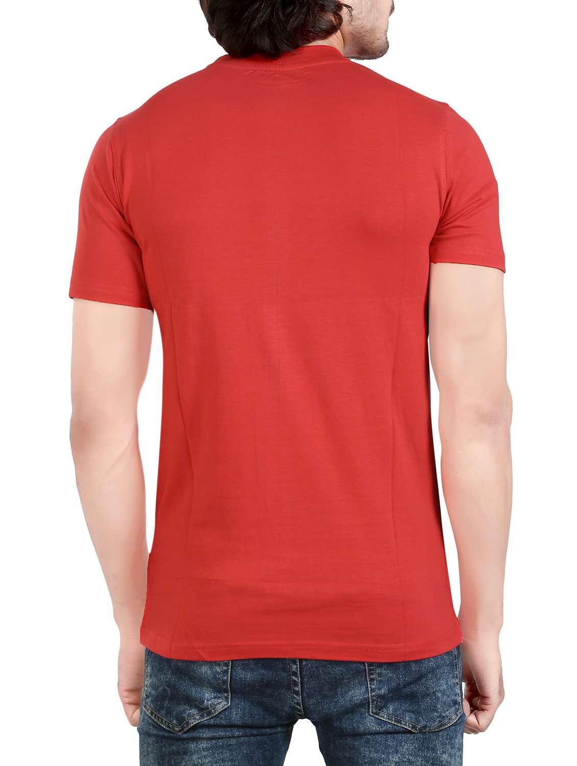 red cotton t-shirt - 13972438 - Standard Image - 2