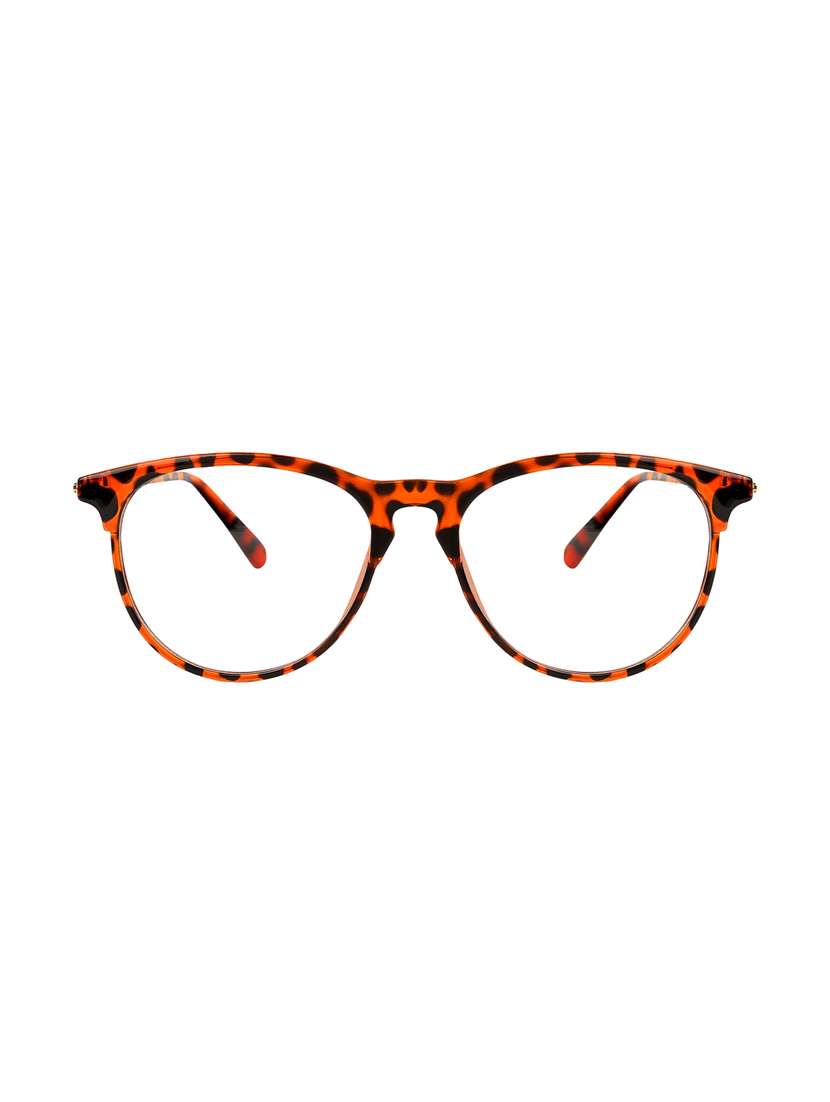 zyaden brown round eyewear frame 364