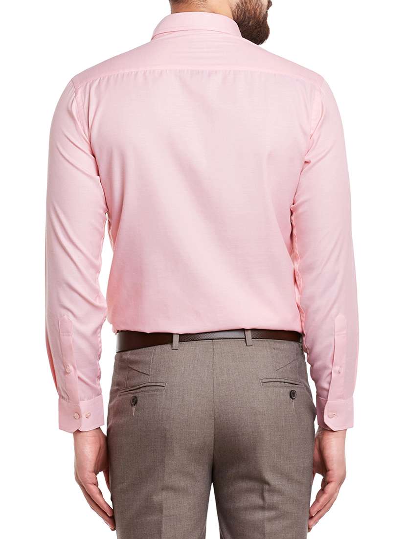 pink cotton blend formal shirt - 13974409 -  Standard Image - 2