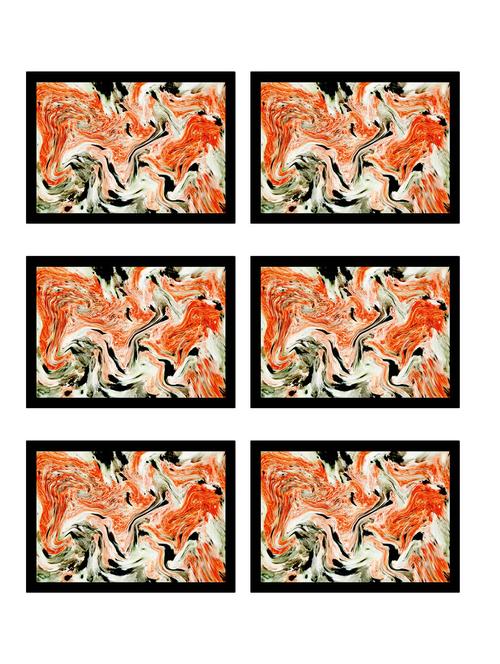 ambbi collections printed polyester set of 6 placemats - 13976859 -  Standard Image - 0