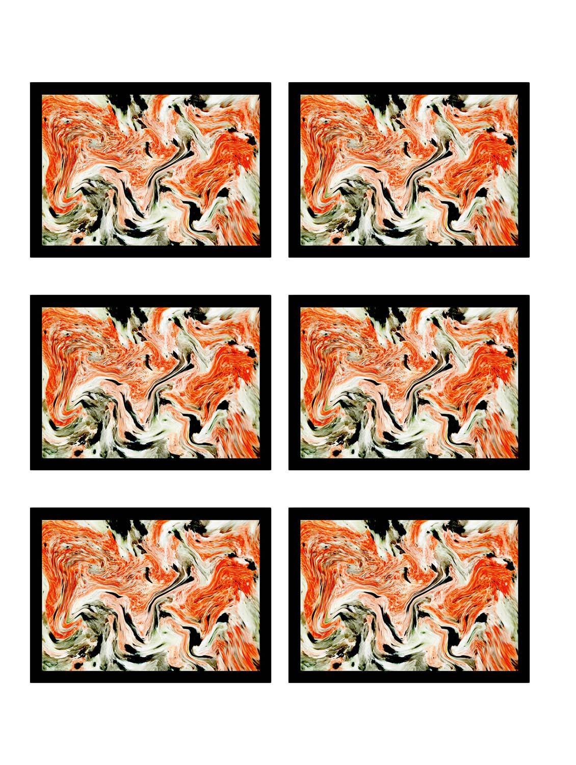 ambbi collections printed polyester set of 6 placemats - 13976859 -  Zoom Image - 0