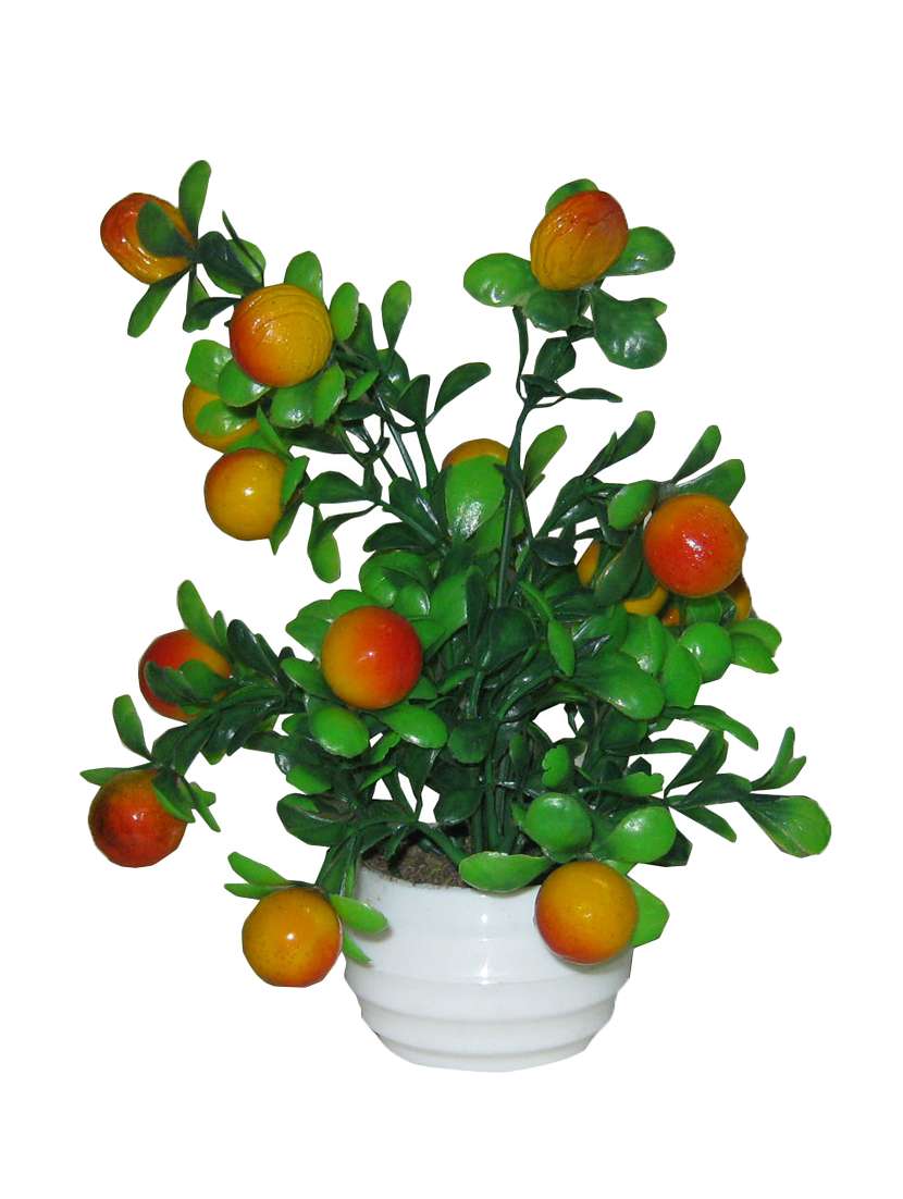 loxiaa multicolor artificial cherry flowers with pot