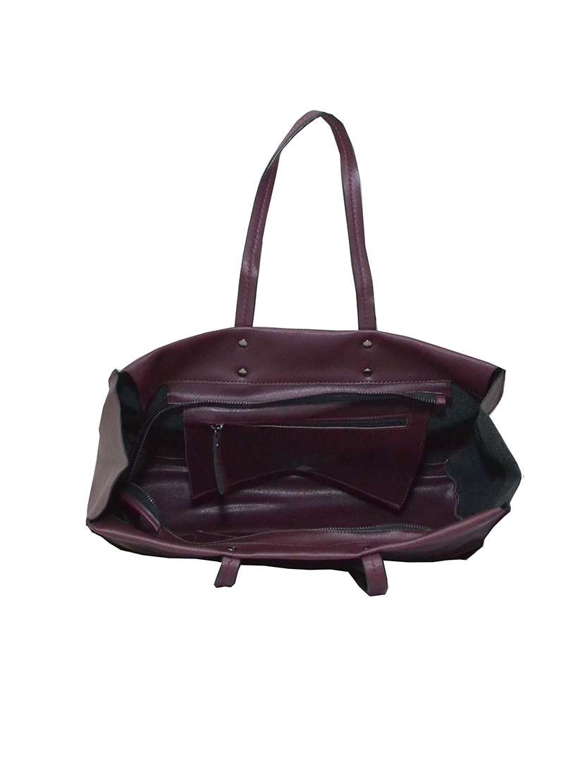 purple leatherette regular handbag - 13983148 -  Standard Image - 2