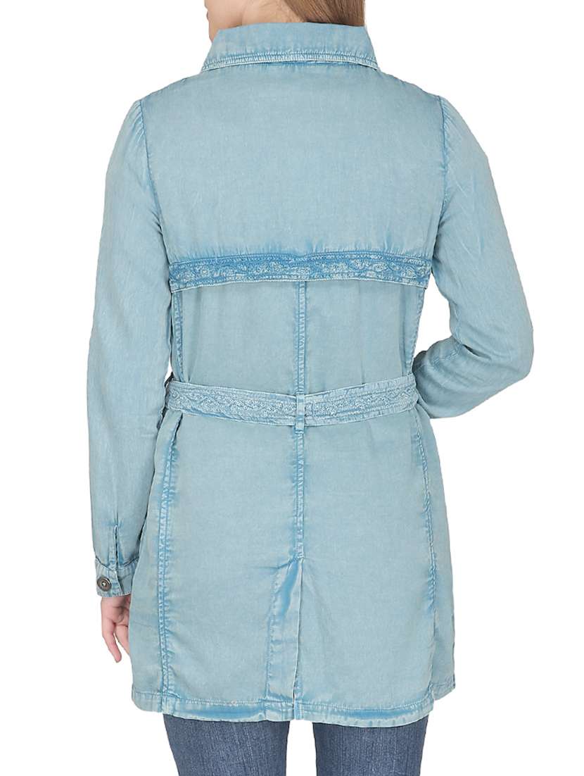 blue denim coat - 13997672 -  Standard Image - 2