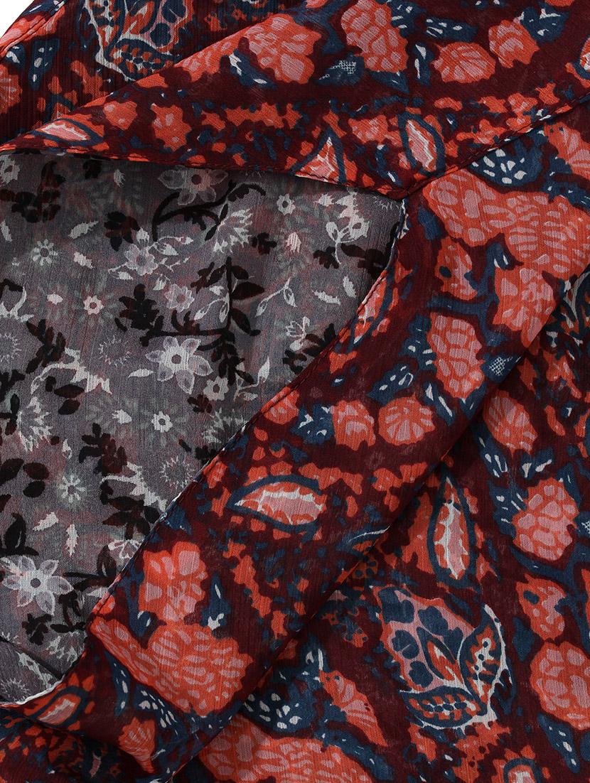 orange polyester scarf - 14001335 - Standard Image - 2