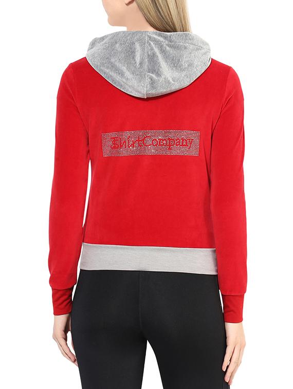 color block hooded jacket - 14041544 - Standard Image - 2