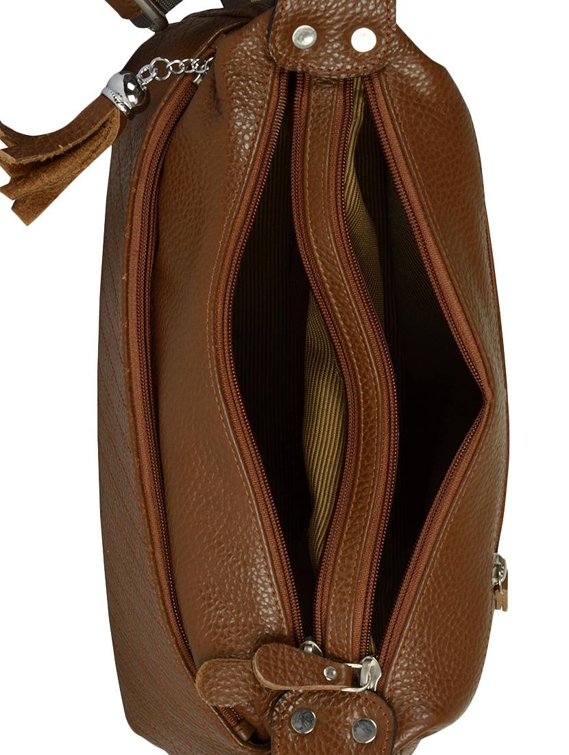 brown leather sling bag - 14047751 - Standard Image - 2