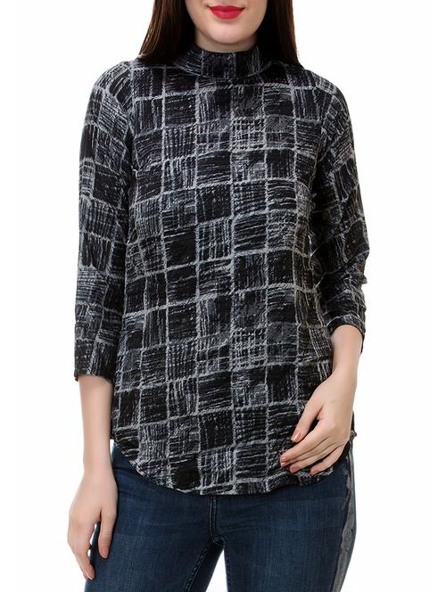 women's straight mock neck top - 14050883 -  Standard Image - 0