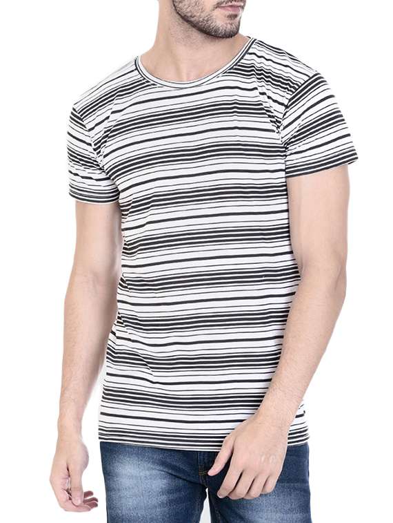 monochrome cotton t-shirt