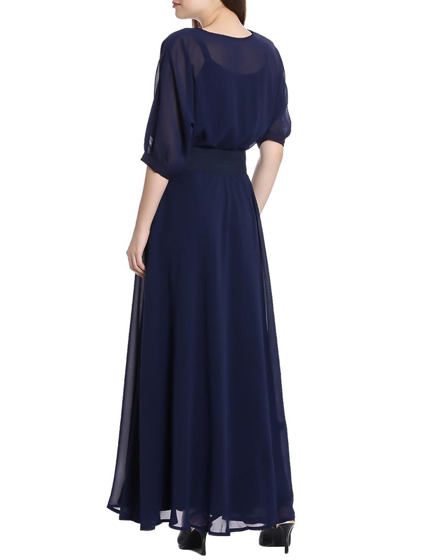 dark blue polyester dress - 14067072 - Standard Image - 2