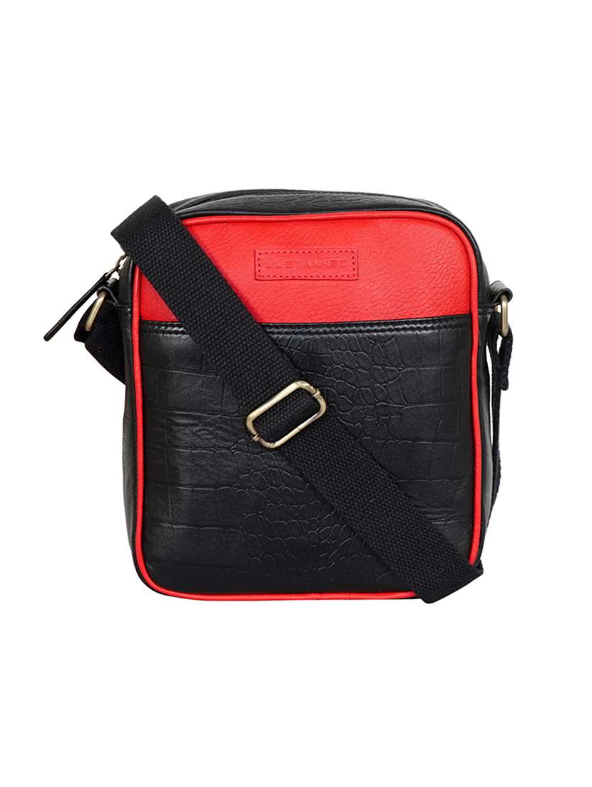 black cotton regular messengerbag