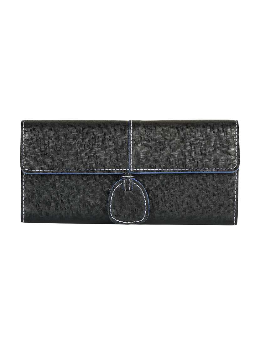 black leatherette wallet