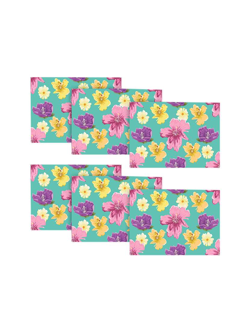 printed  table mat set of 6 pcs