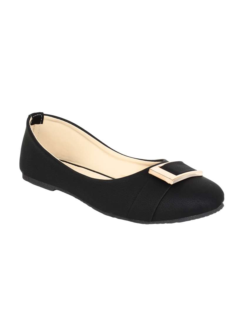 black slip on ballerina