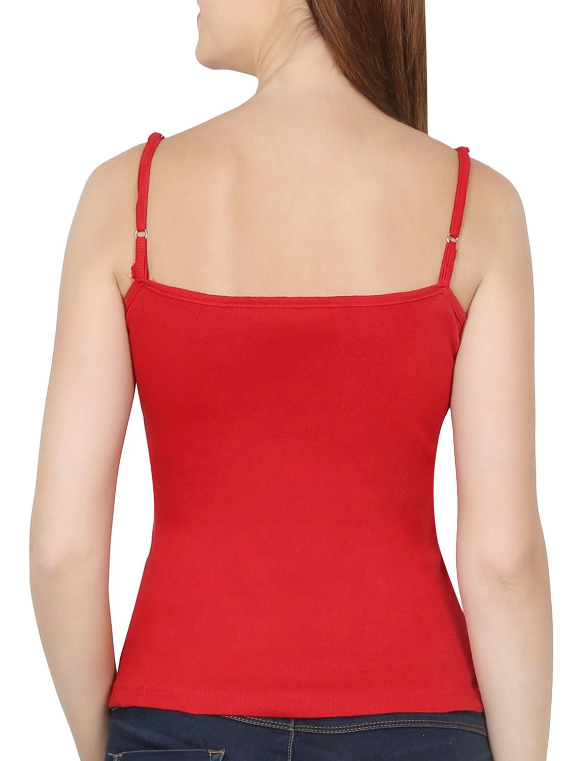 red cotton camisole - 14085561 - Standard Image - 2