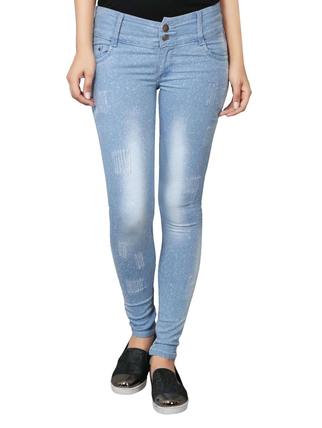 light blue denim jean