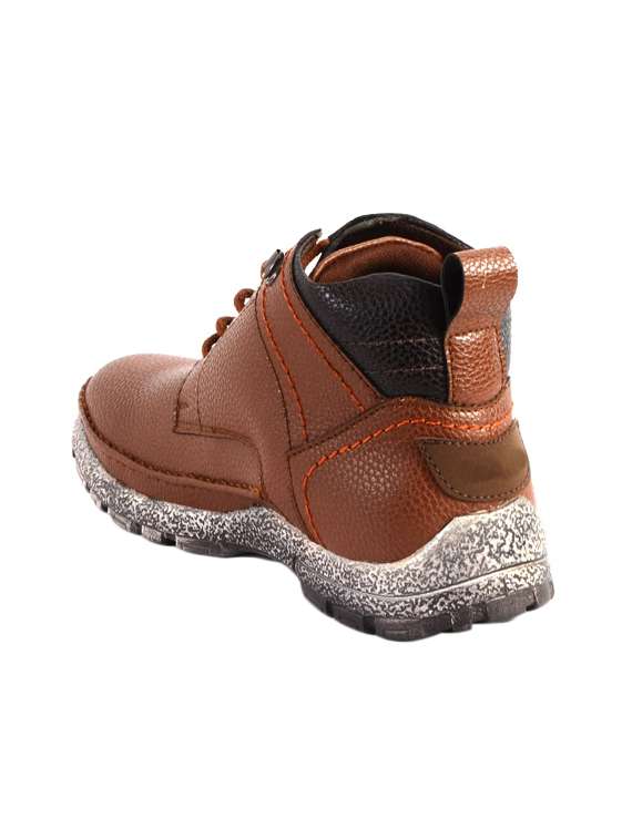 tan leatherette low ankle boot - 14086890 -  Standard Image - 2