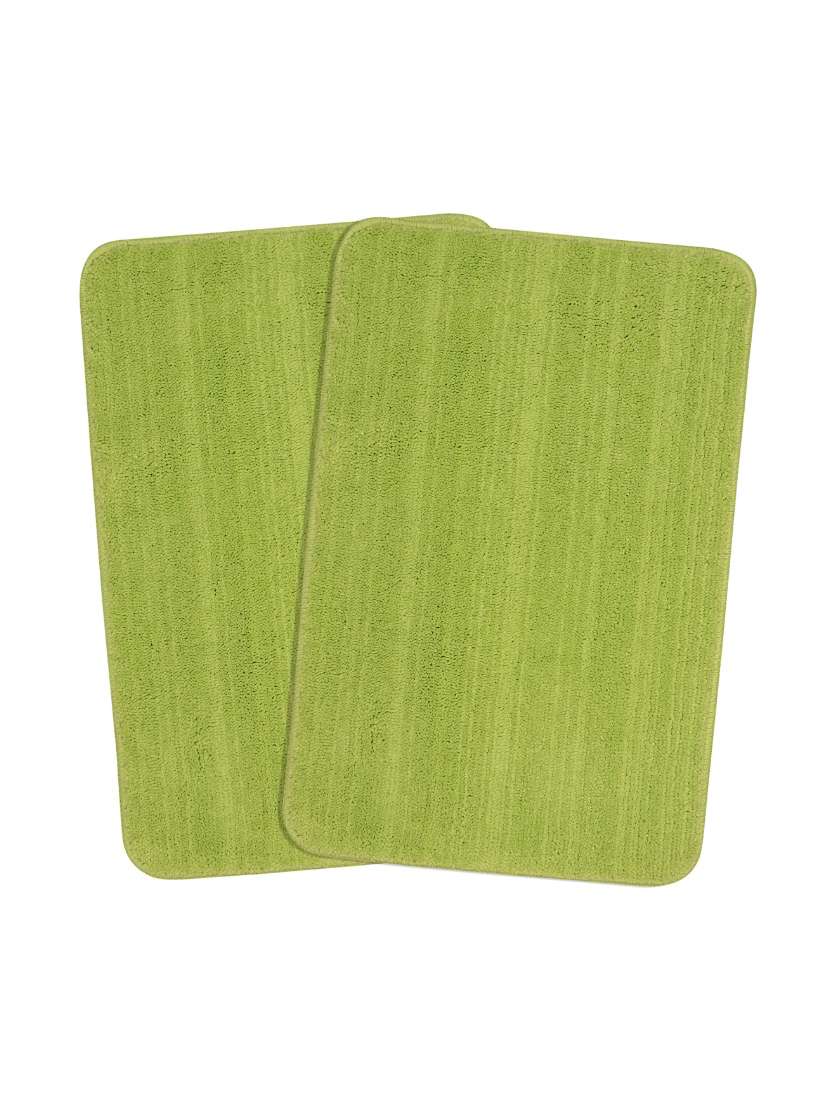soft microfiber small anti slip set of 2 bath mats