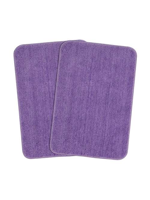 soft microfiber small anti skid set of 2 bath mats - 14087332 - Standard Image - 0