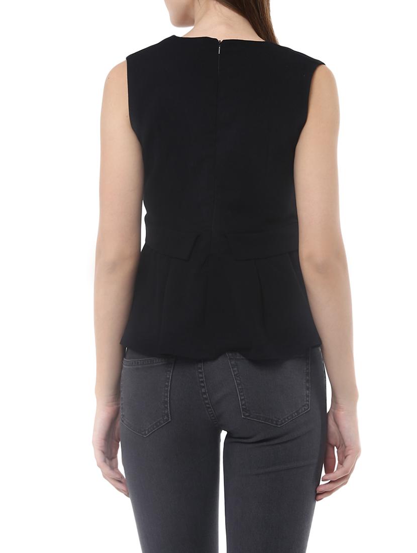 v neck peplum top - 14094366 - Standard Image - 2