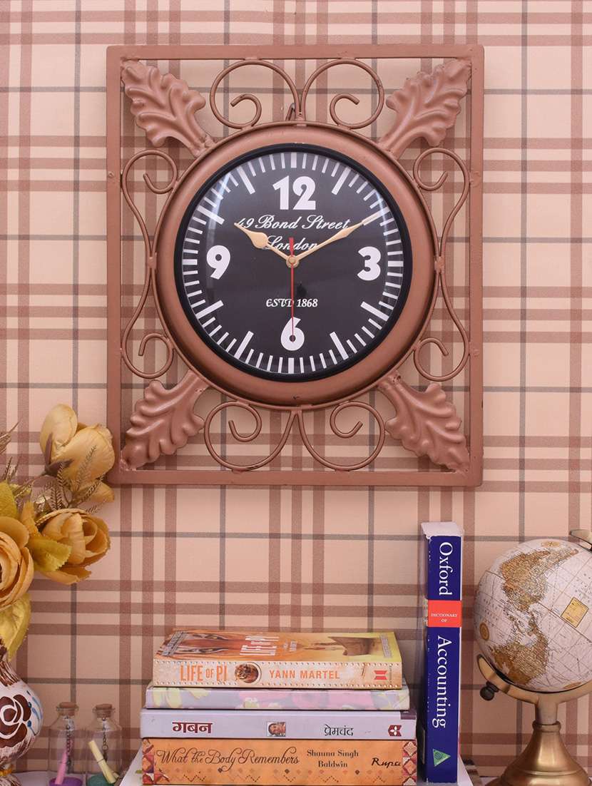 classic iron wall clock by home sparkle - 14096950 -  Standard Image - 2