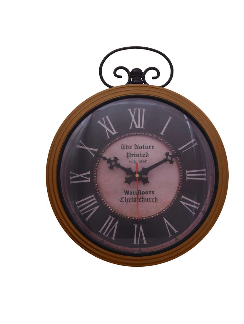 vintage iron wall clock by home sparkle