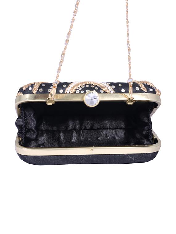 black metal clutch - 14098060 - Standard Image - 2