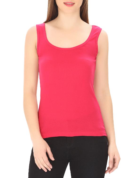 women's tank top scoop neck top - 14101041 -  Zoom Image - 0