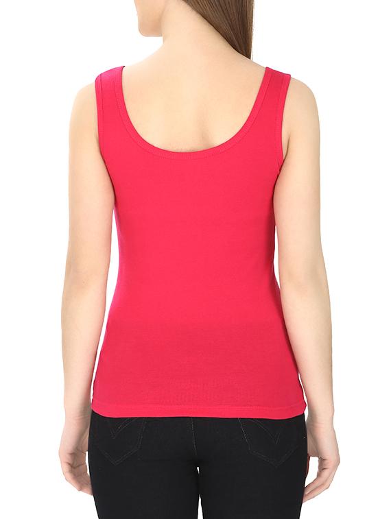 women's tank top scoop neck top - 14101041 - Standard Image - 2