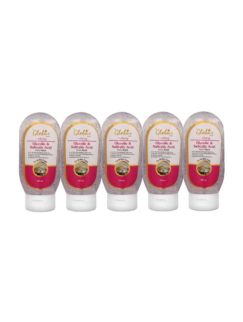 Globus Glycolic Acid And Salicylic Acid Face Wash 