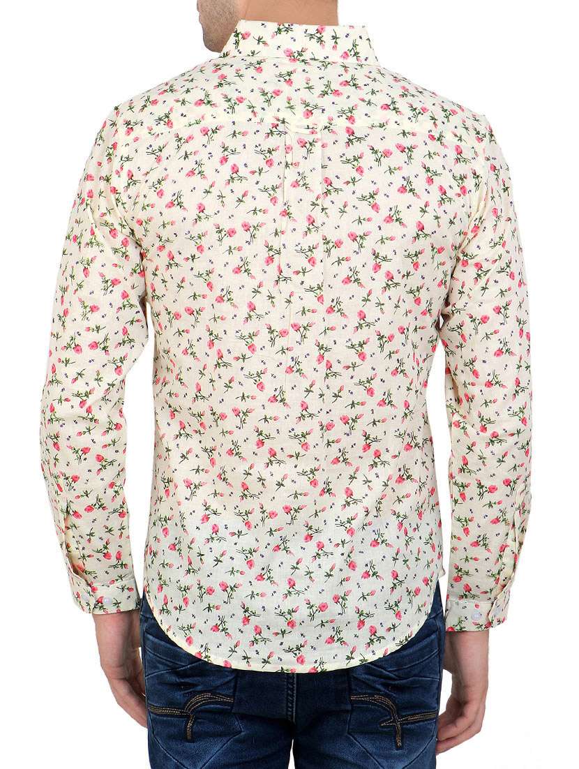 white cotton casual shirt - 14102574 -  Standard Image - 2