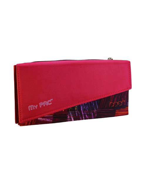 red polyester wallet - 14102870 -  Standard Image - 0