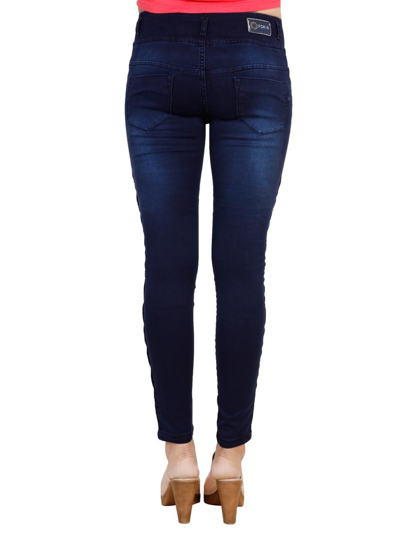 navy blue denim jeans - 14103723 - Standard Image - 2