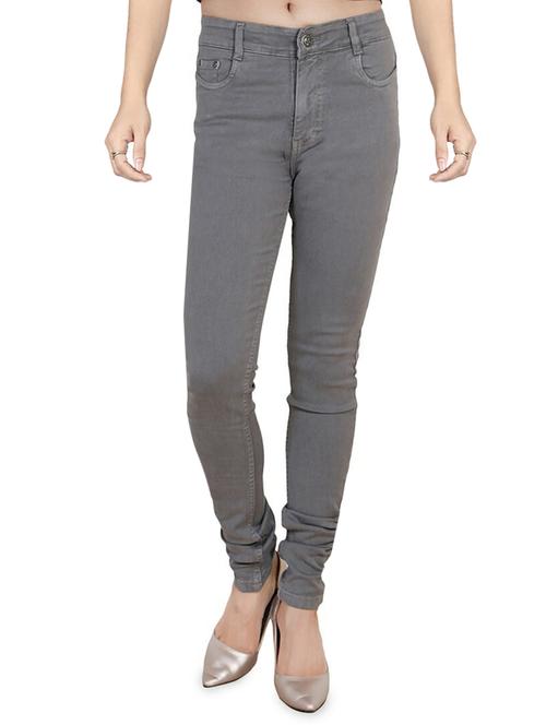 women's plain slim fit jeans - 14103725 - Standard Image - 0