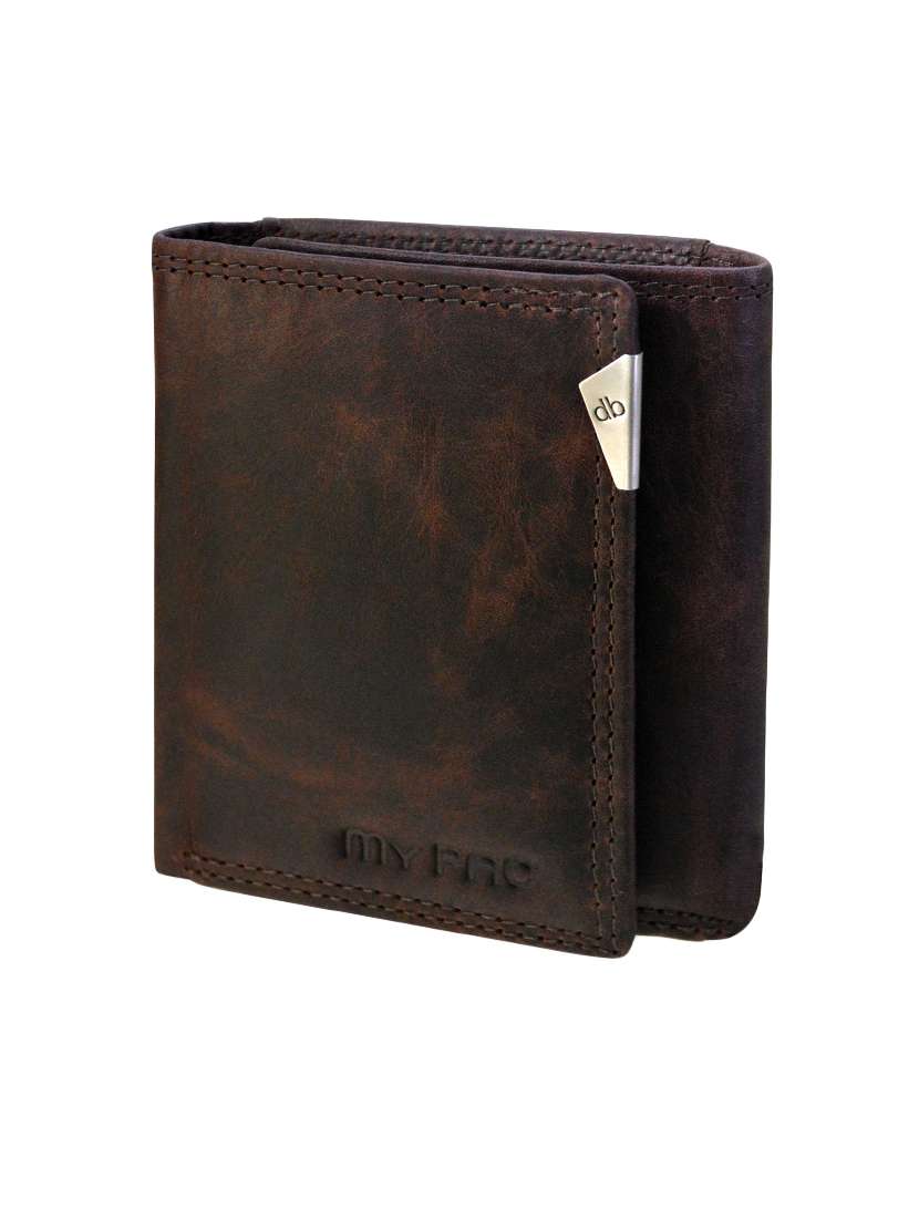 brown leather wallet