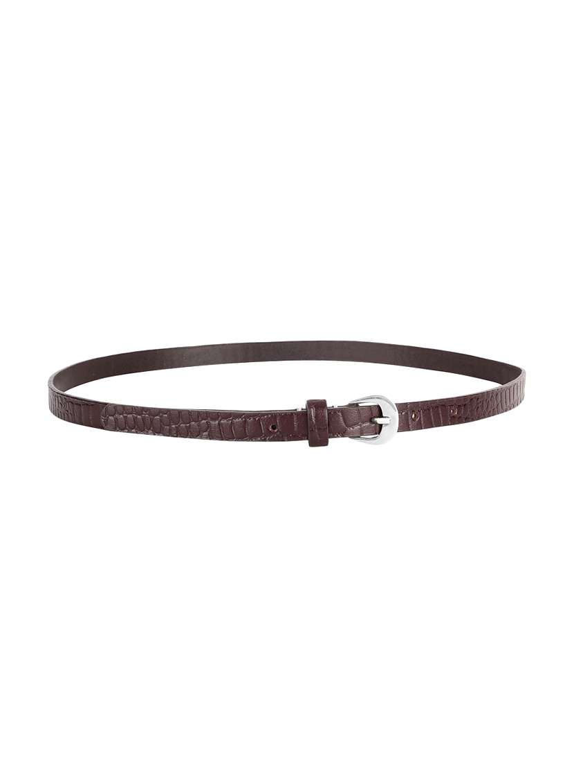 aditi wasan leather brown belt - 14108813 - Standard Image - 2