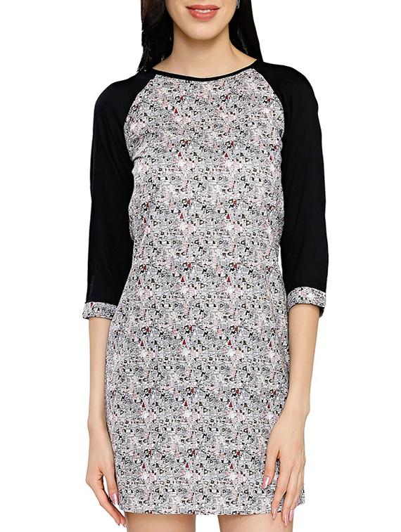 women's shift printed dress - 14110755 - Zoom Image - 0