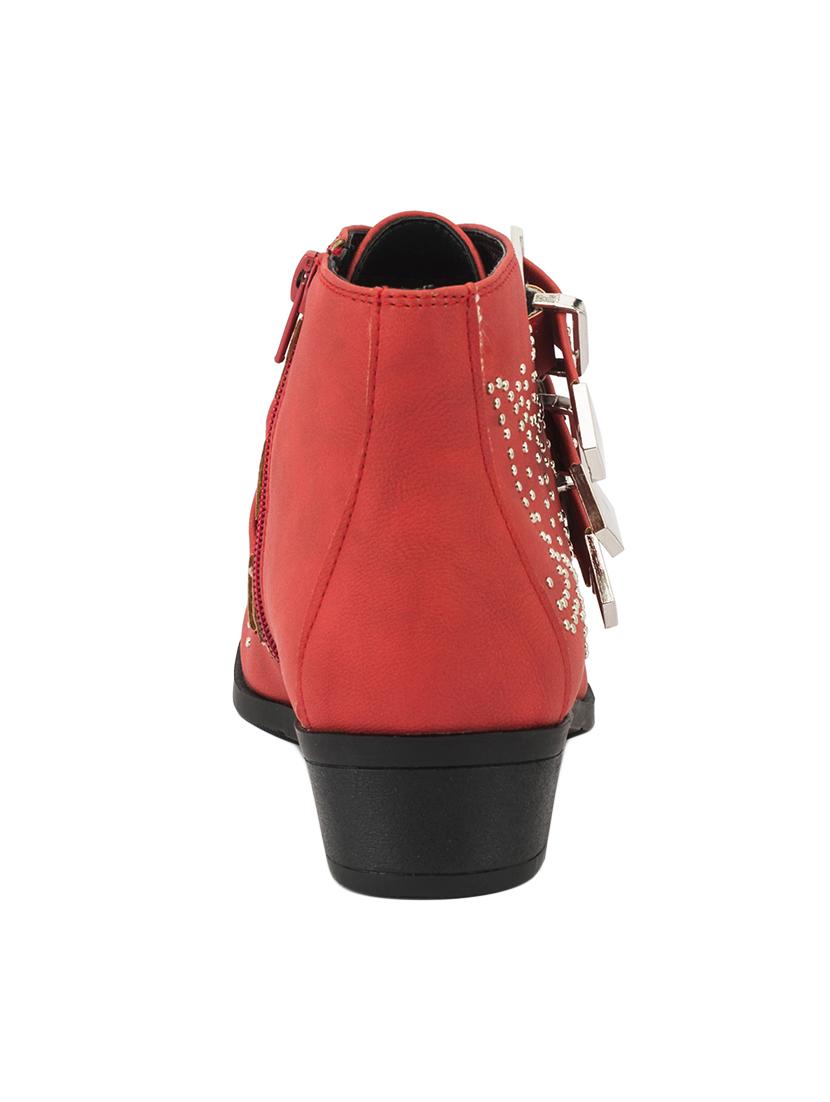 red embellished ankle boot - 14117725 - Standard Image - 2