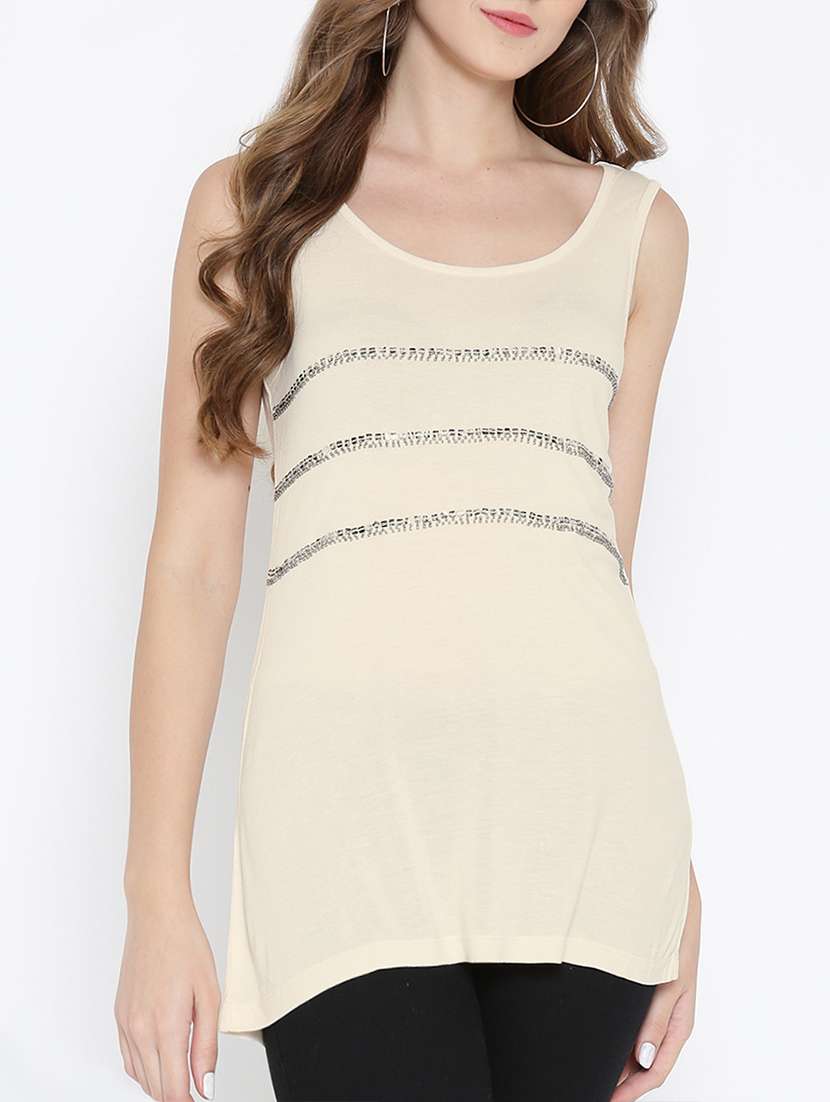 women's tank top round neck top