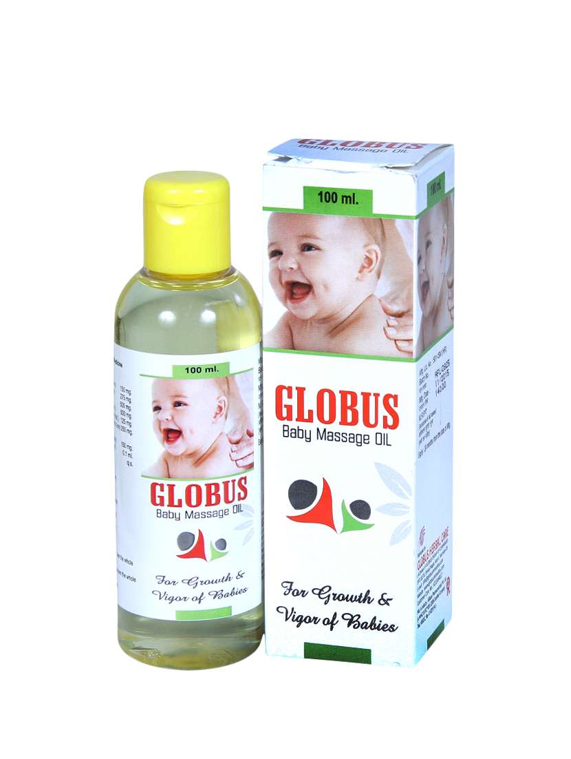 globus baby massage oil pack of 2