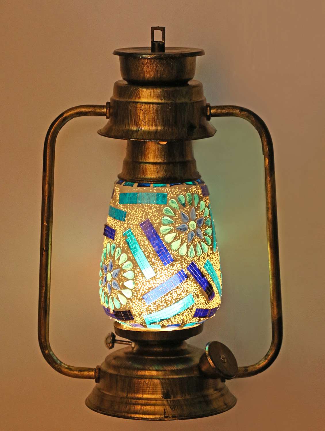 somil antique wall mount lantern lamp light with glass