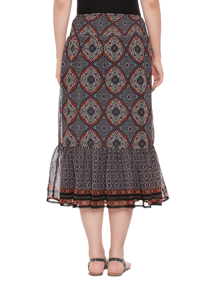 multi colored a-line skirt - 14137743 - Standard Image - 2