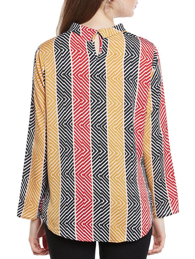 yellow striped top - 14137771 - Standard Image - 2