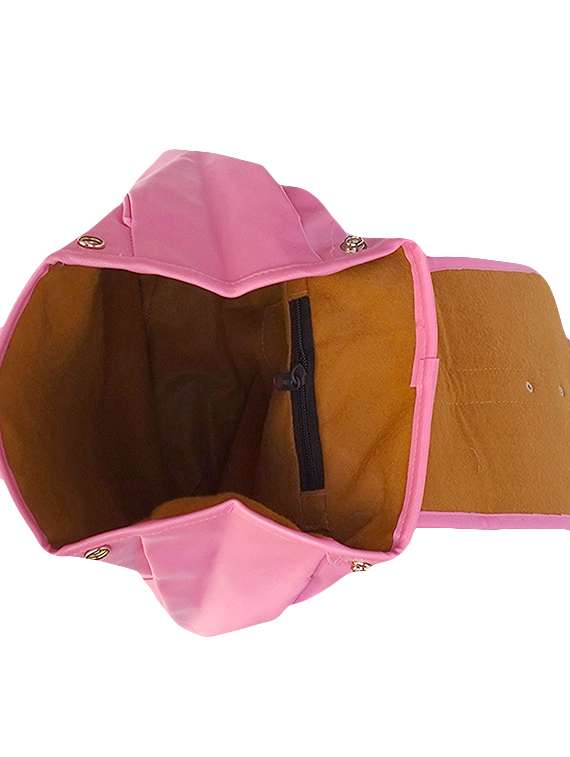 pink leatherette backpack - 14145591 -  Standard Image - 2