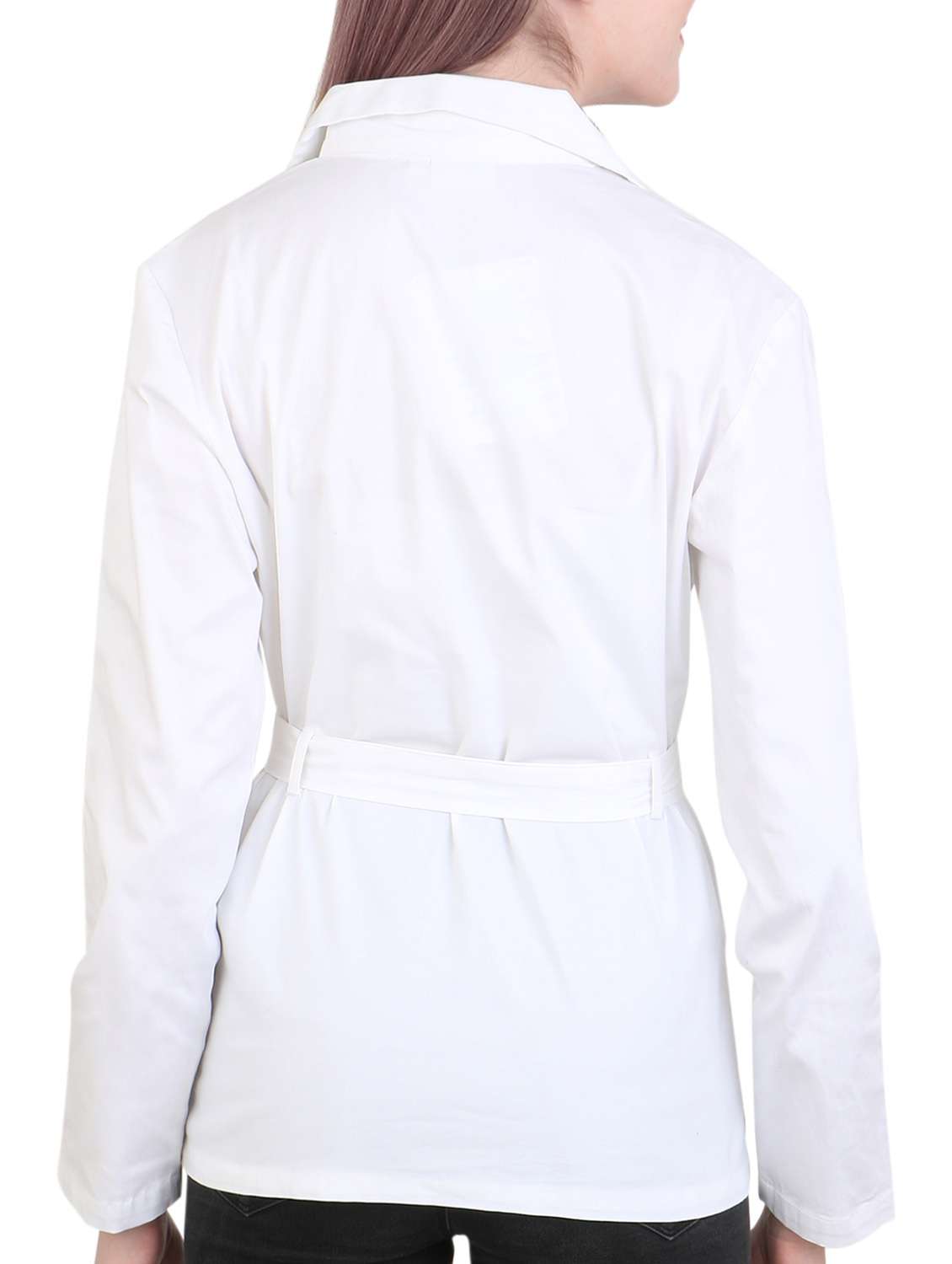 white cotton casual blazer - 14145976 -  Standard Image - 2