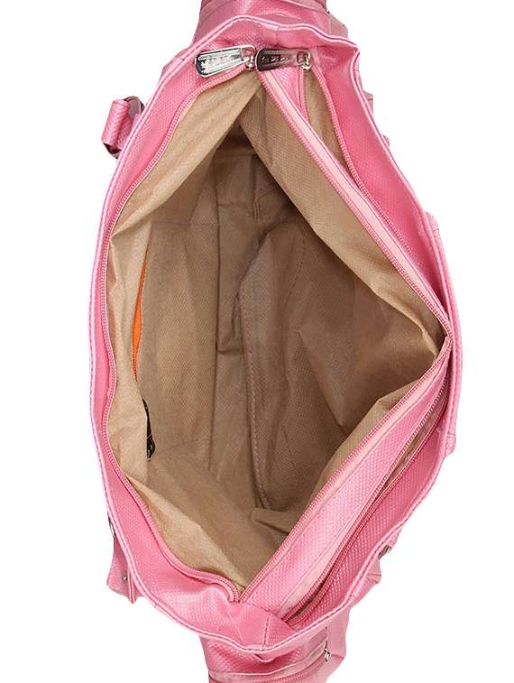 pink leatherette handbag - 14151004 -  Standard Image - 2