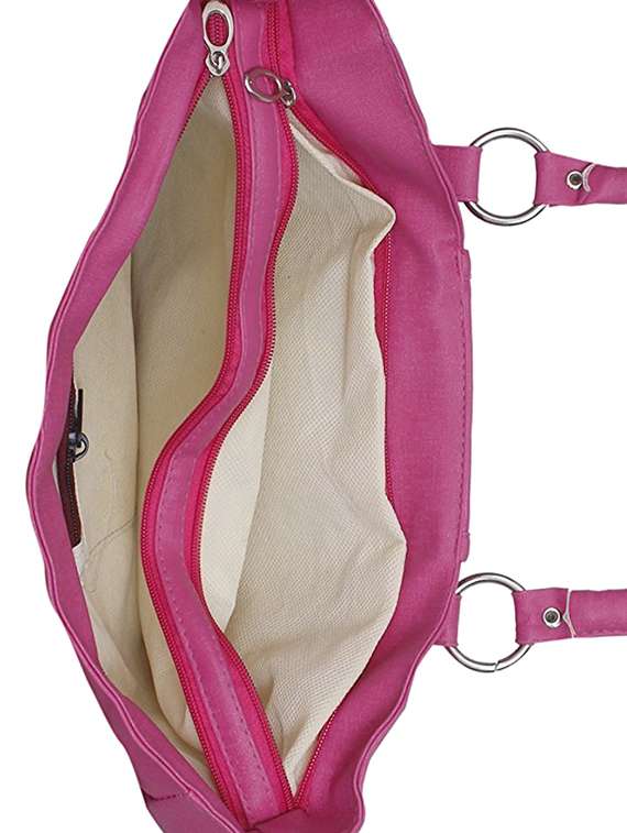 pink leatherette handbag - 14151008 -  Standard Image - 2